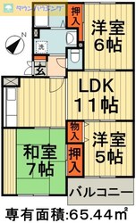 カーサみつわ台Ｃの物件間取画像